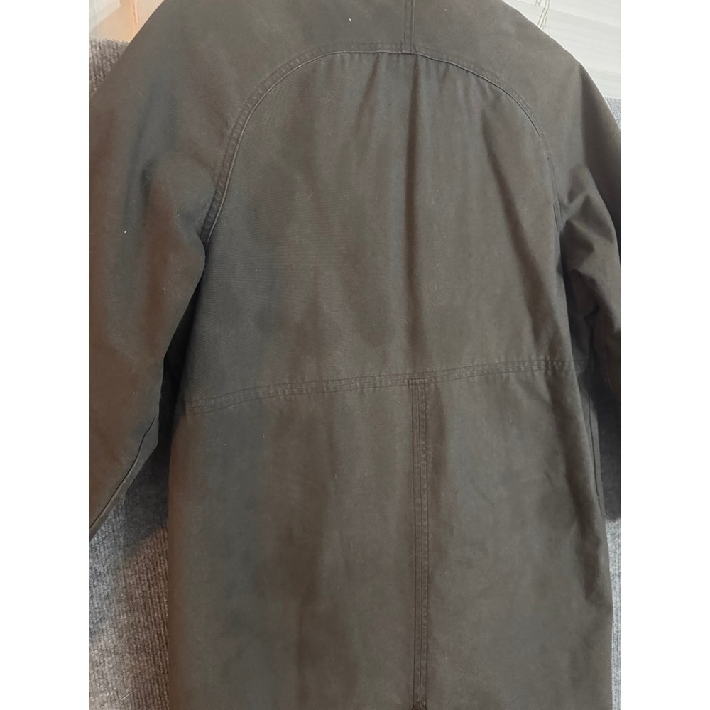 Vintage Long LL Bean Olive Jacket - Picture 13 of 16